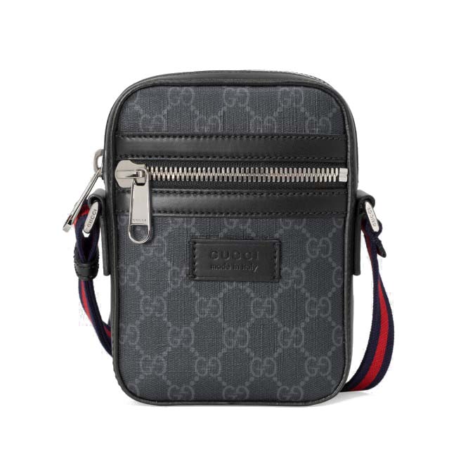 G*u*i gg black messenger 682357  (7*5.7*2.4cm)